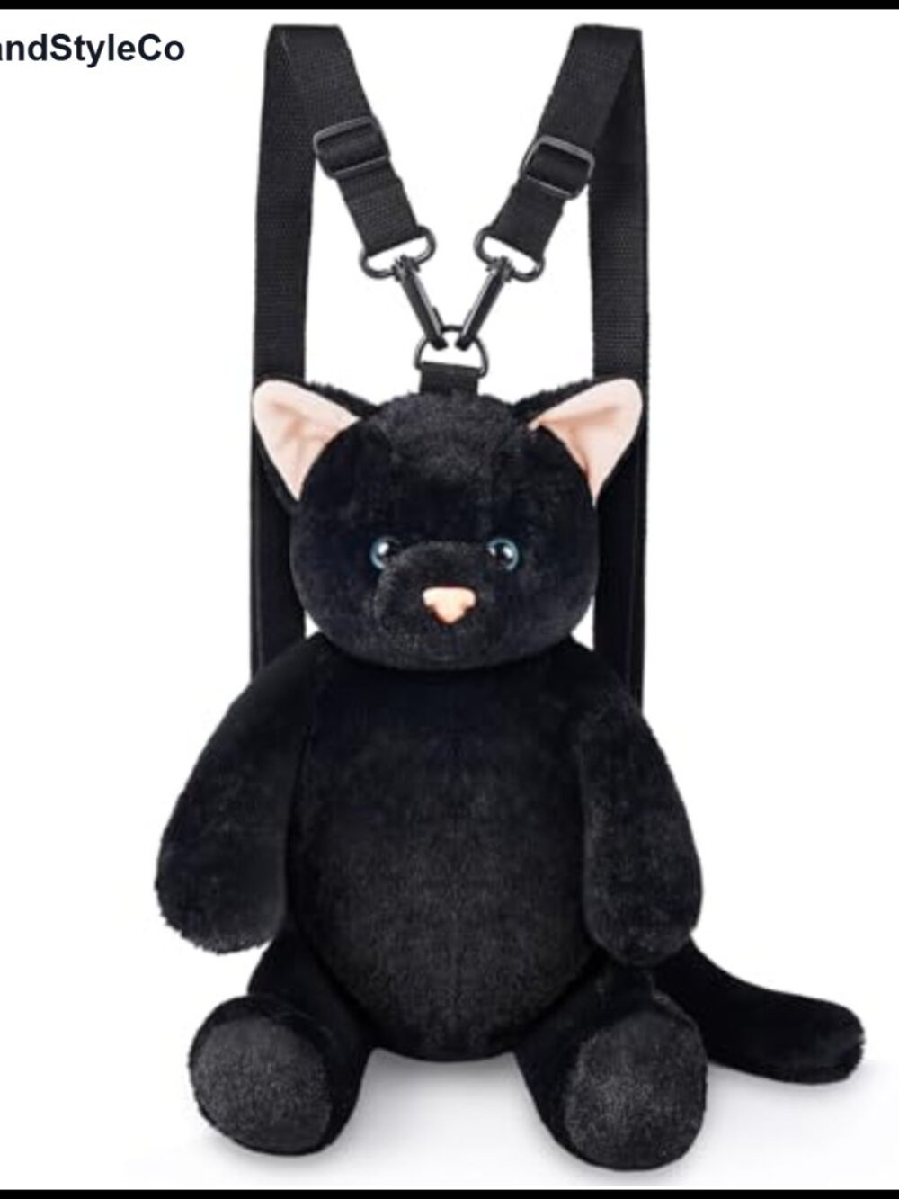 Plush Cat Purse Crossbody Bag Stuffed Animal Kitty Backpack